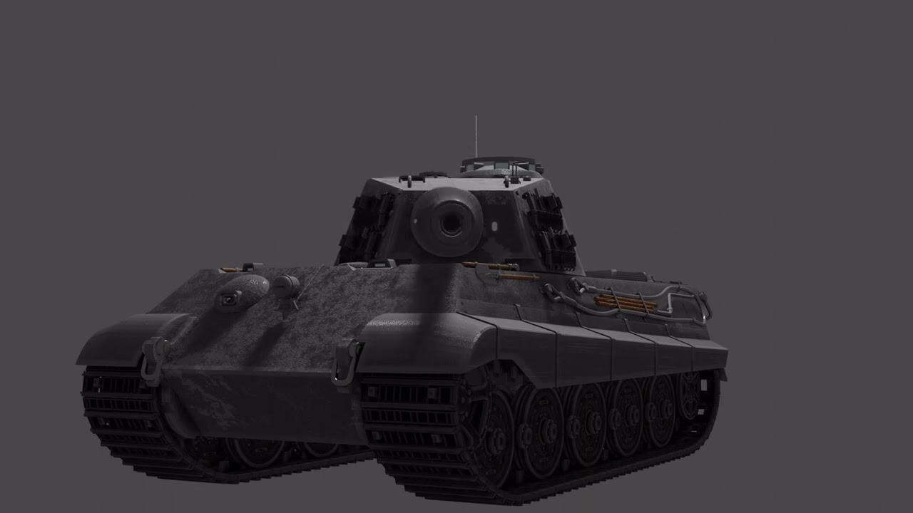 Panzerkampfwagen VI Ausf. B (Tiger II) animation test
