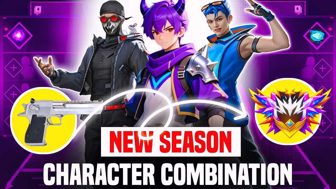 BR Rank New Season Character Combination | Best Character Combination for BR Rank