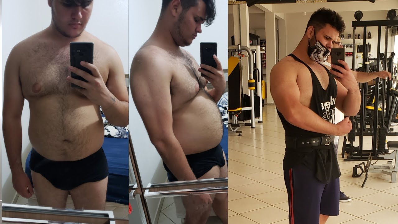 6 meses em 6 minutos, EVOLUÇÃO  ACADEMIA (EX OBESO)
