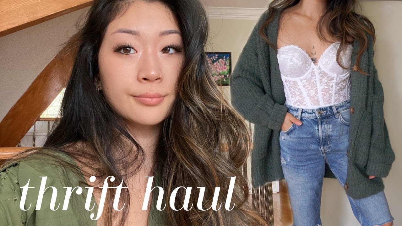 Fall thrift haul & Linjer jewelry ✨