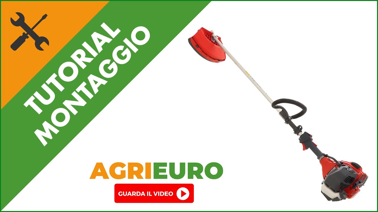 Decespugliatore a scoppio  Efco DS 5300 S: come montare il decespugliatore professionale  da 3,3 HP