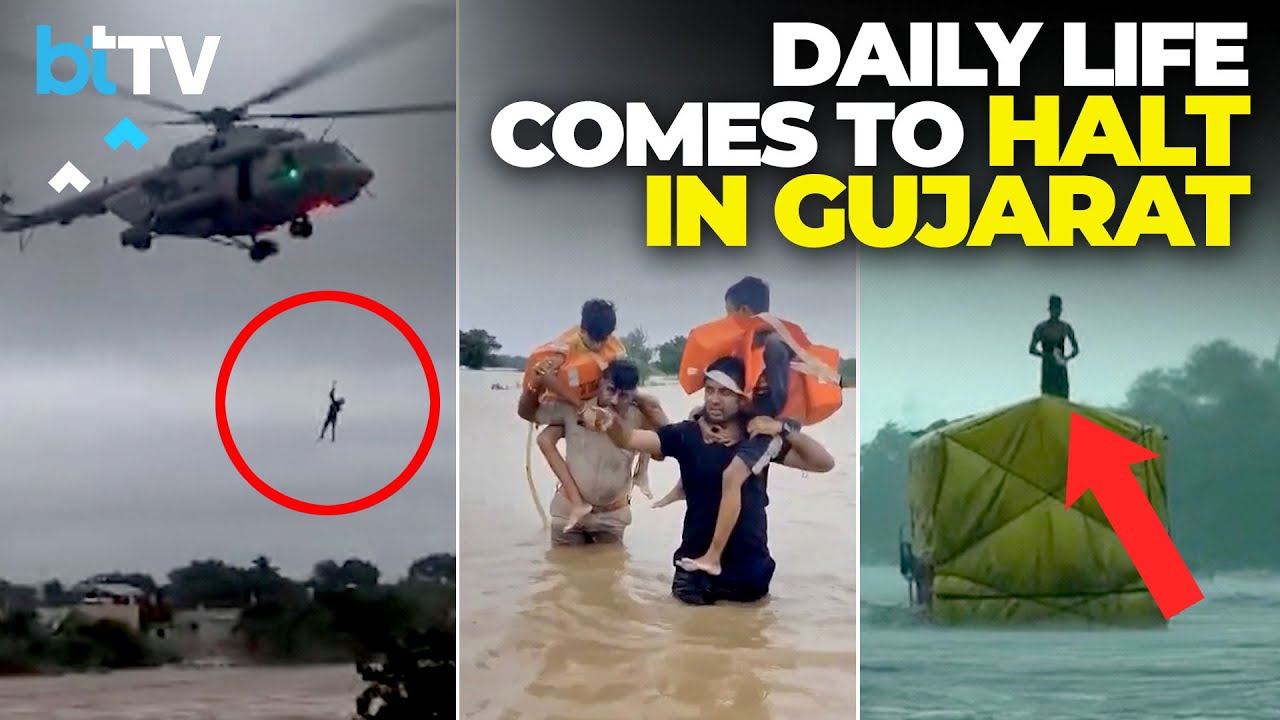 Flood Fury Hits Gujarat: State Struggles With Record Rainfall And Destruction!