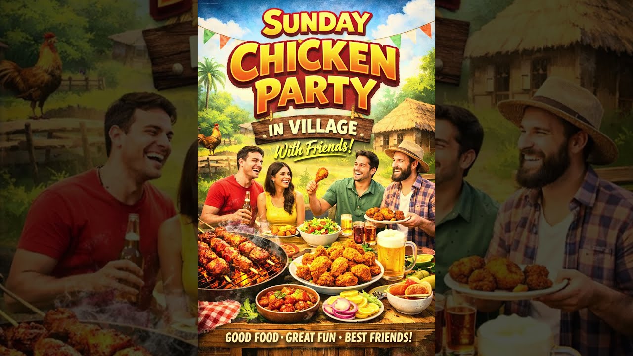 Sunday party day with friends #trending #sunday #sundayfunday #sundayspecial #friends #viral 