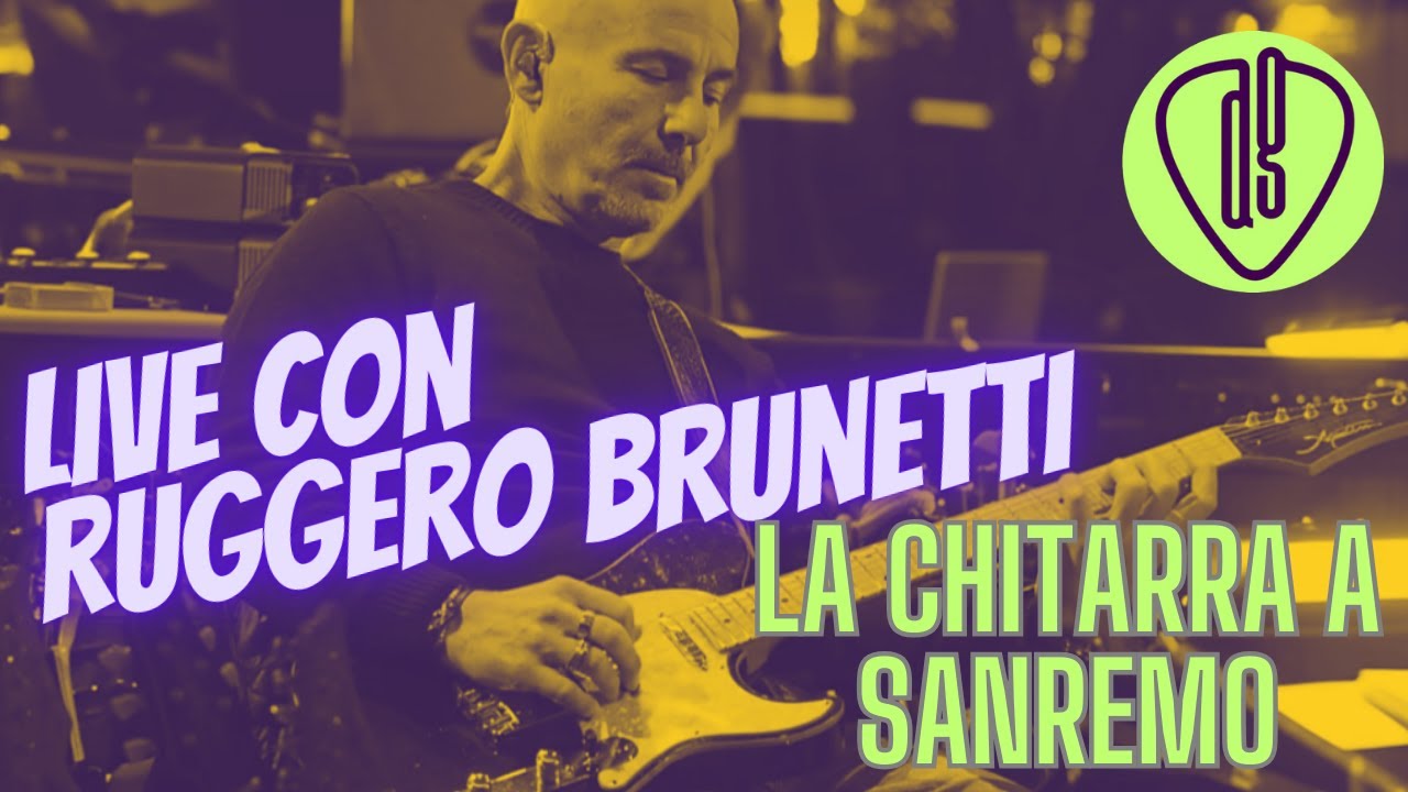 Ruggero BRUNETTI | CHITARRE e SETUP a SANREMO 2024!