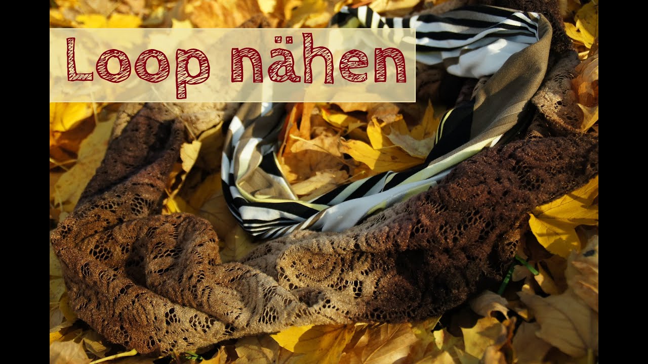 Loop als Mund- Nasen Schutz nähen (Schlauch oder Kappnaht) Super einfach~! [Tutorial - FUN ✂ ✁ ✁ ]