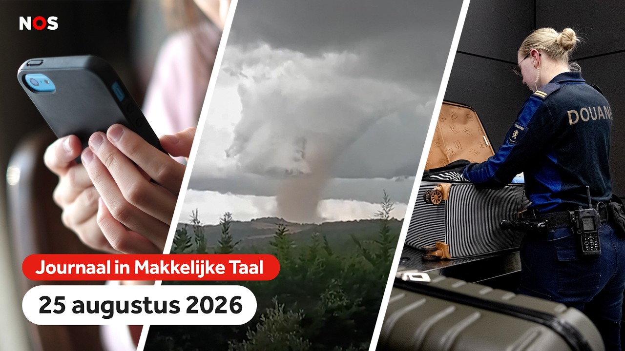 Ouders moeten meer praten over telefoongebruik, tornado in Frankrijk, verboden spullen in koffers