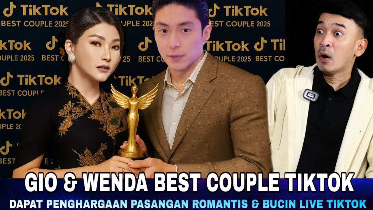 Sarwendah dan Gio Raih Penghargaan Pasangan Romantis Tiktok Live, Best Couple Tiktok Live !!!