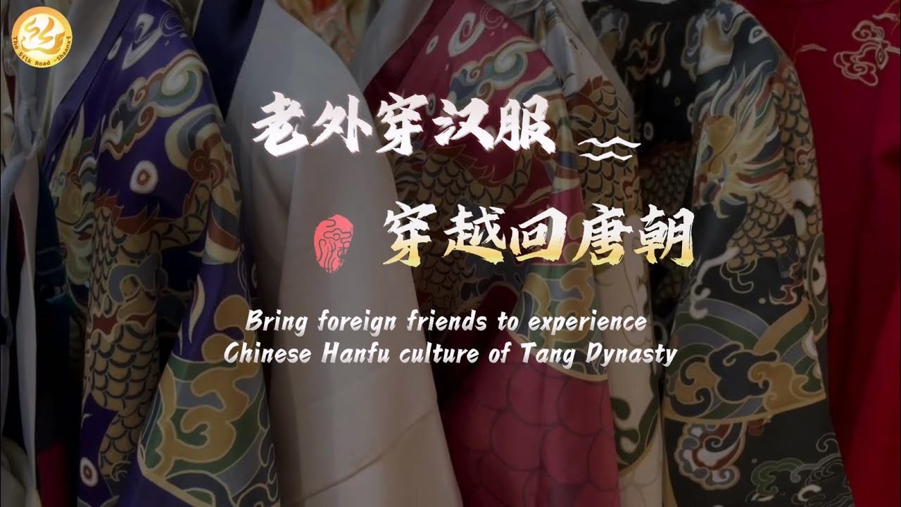 Foreigner from Serbia wears Hanfu to travel back to Tang Dynasty
