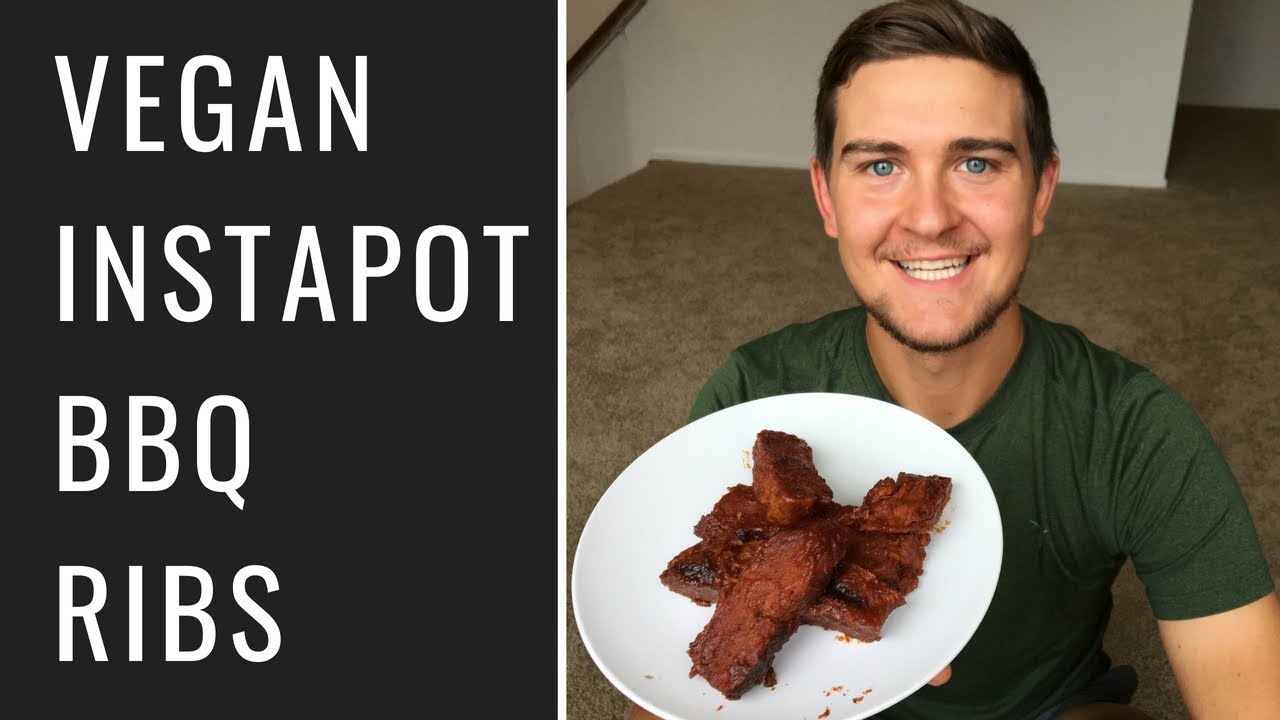 Vegan InstantPot BBQ Ribs (Vegan, Oil Free)