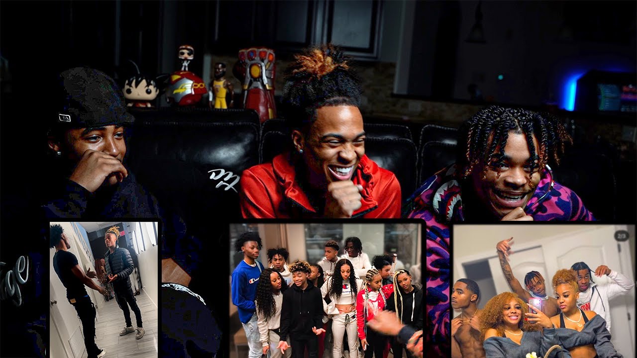 REACTING TO OLD VIDS WITH INFLUENCERS FT. CHRIS, DEBO, ANGEL, EISHA, & JAYDA😳