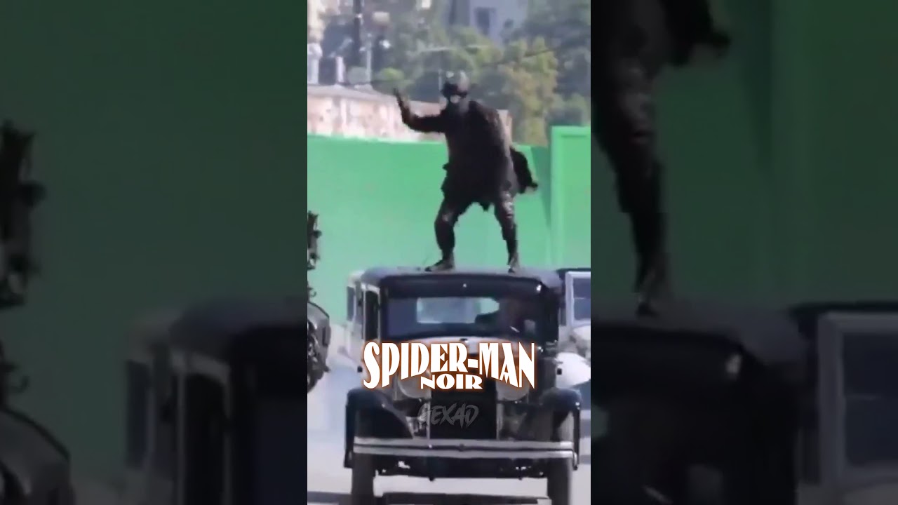 Backstage Spider-Man Noir