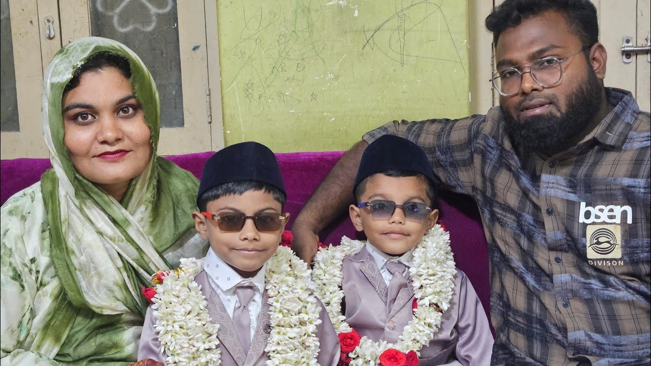 எங்க வீட்டு சுன்னத் கல்யாணம் Function 🥳 | Sunnath Kalyanam | Aalif & Afeedh