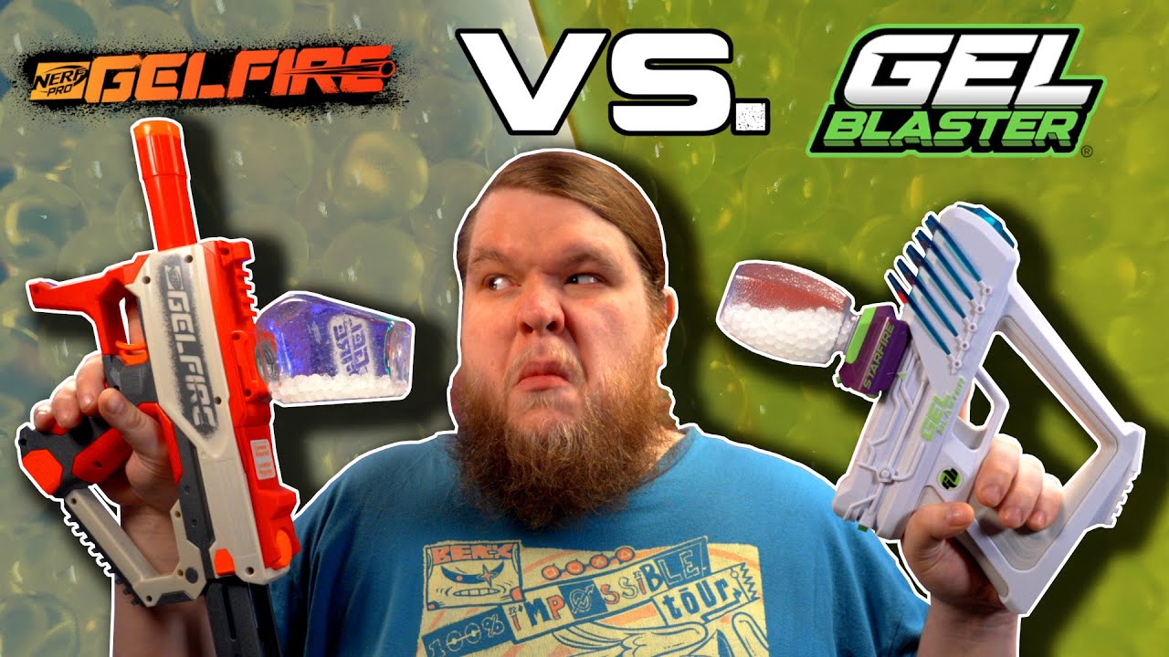 GEL BLASTER SURGE vs. NERF GELFIRE MYTHIC