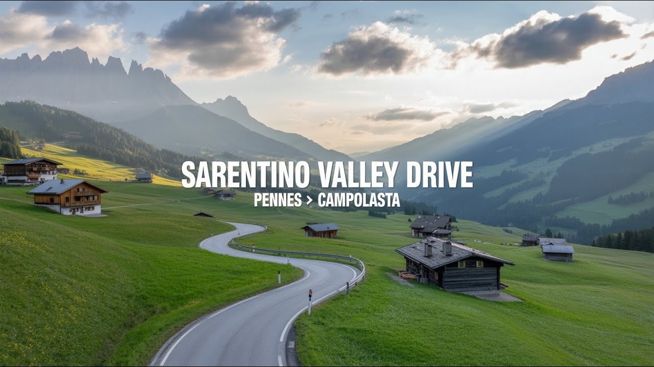 Pennes to Campolasta | Scenic Sarentino Valley Drive in 4K 🇮🇹