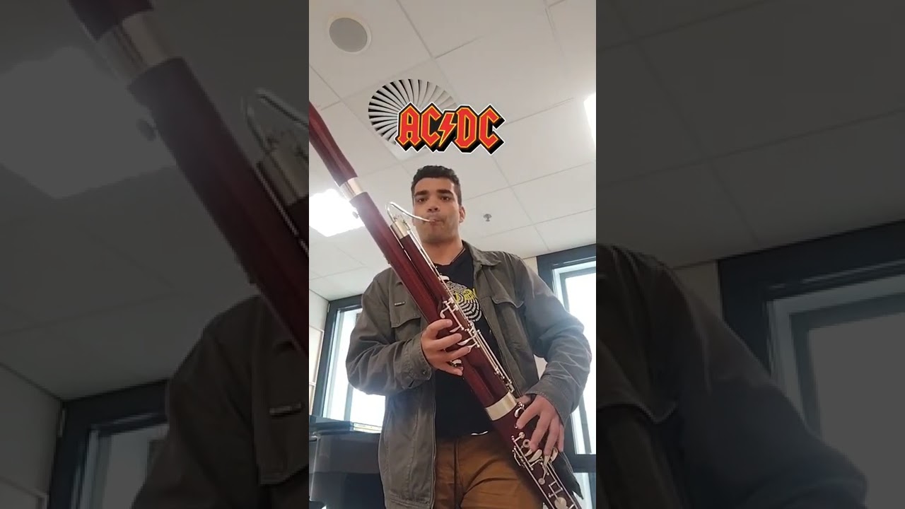 Thunderstruck for BASSOON⚡🔥  #bassoon #acdc #thunderstruck #cover #classicalmusic #fagotto