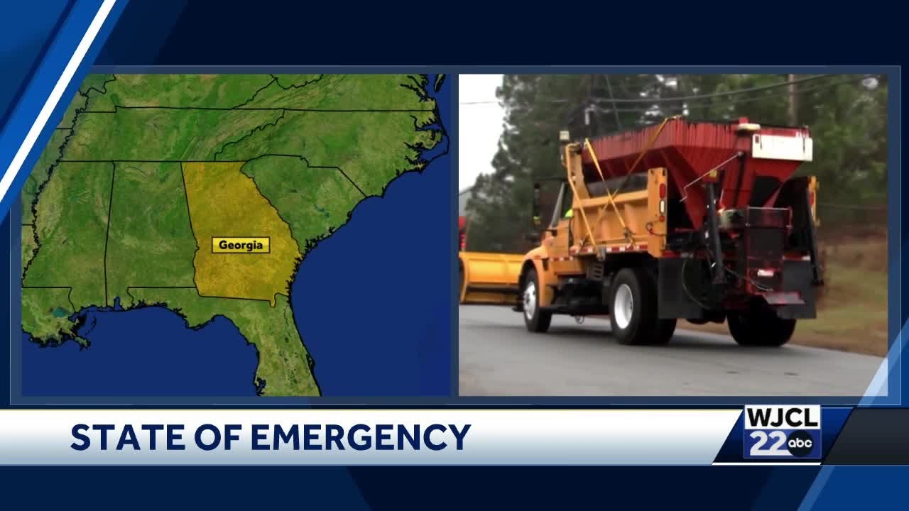 State of Emergency issued in Georgia for winter weather