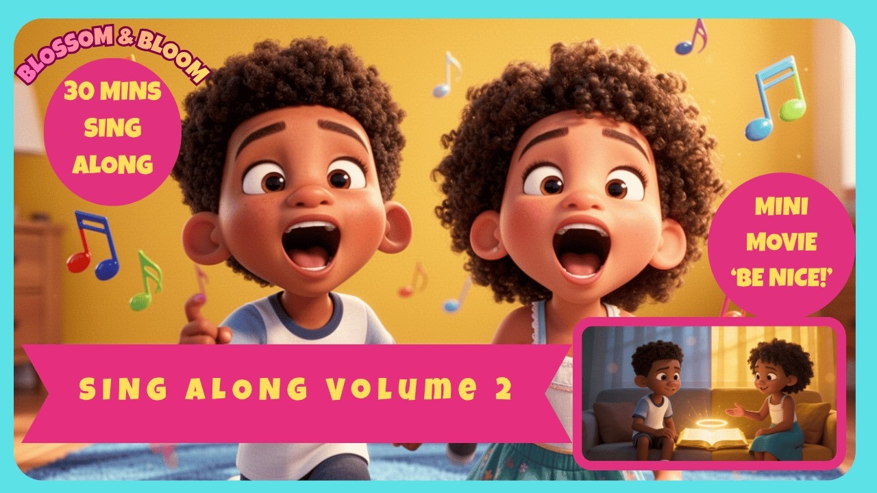 Blossom & Bloom Sing Along 2🌼 | Praise, Sing & Learn | Afro-beats Kids Gospel