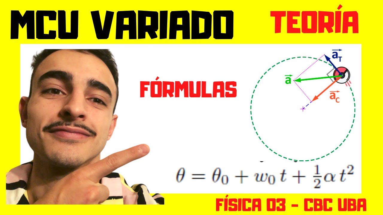Movimiento CIRCULAR Uniforme ACELERADO (Aceleración Angular) | Teoría - Física 03 UBA CBC