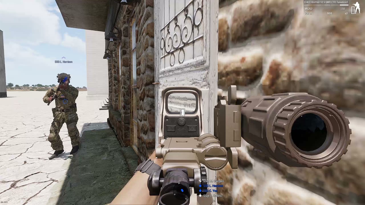 Task Force Roanoke Arma3 Realism Unit - CAG 1-2 Team Training [2K Gameplay]