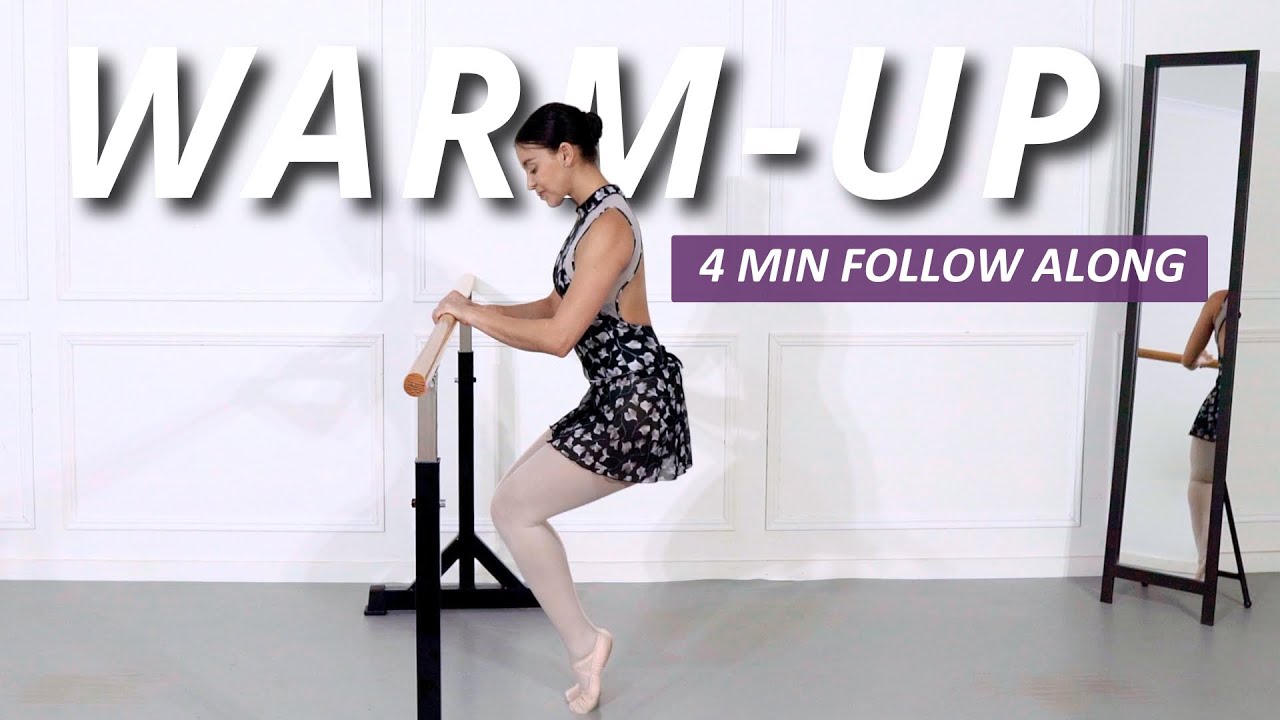 4 minutes Warm-Up Routine at the barre | All Ballet Levels 2024