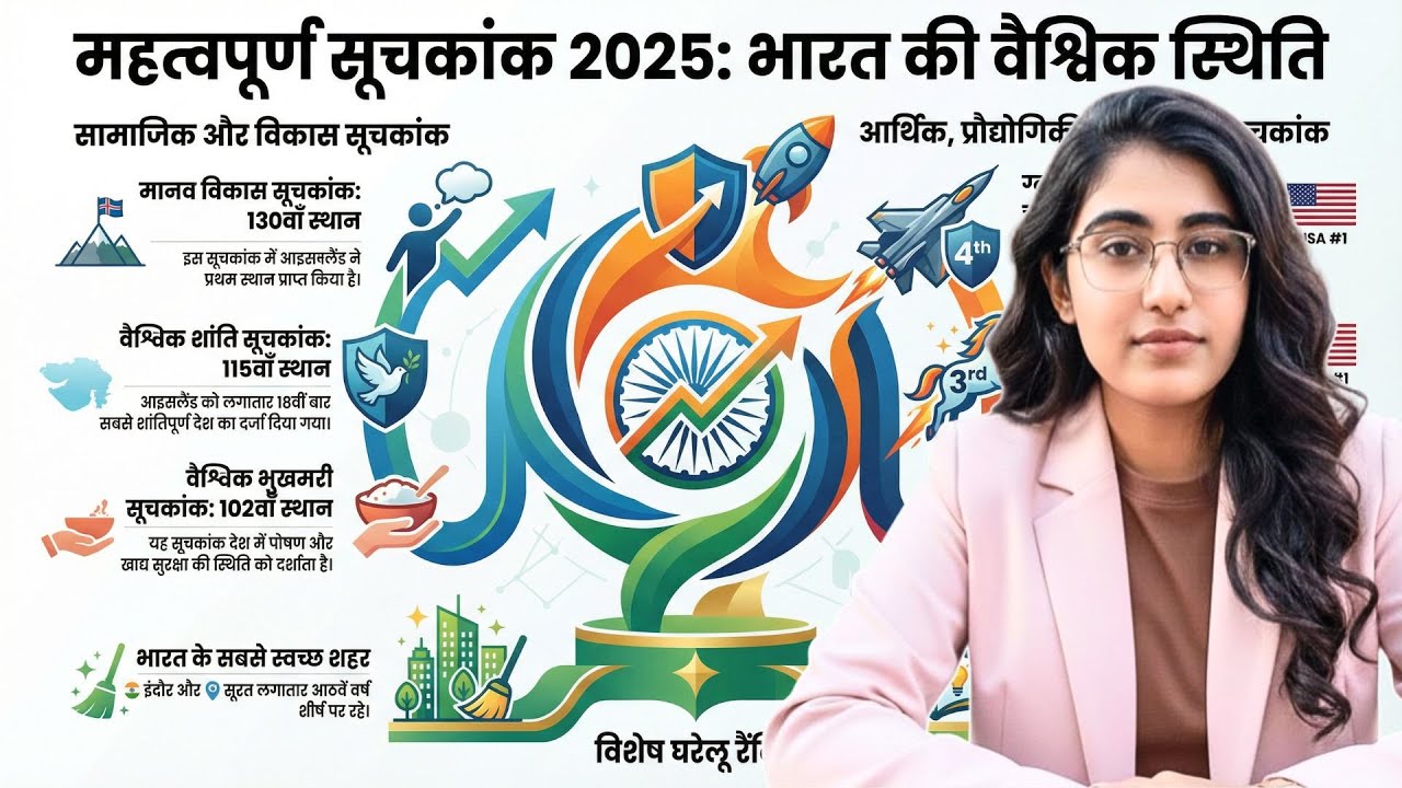 Index 2026 Current Affairs | Index & Ranking 2026 | Exams में बार-बार पूछे जाने वाले Index #index