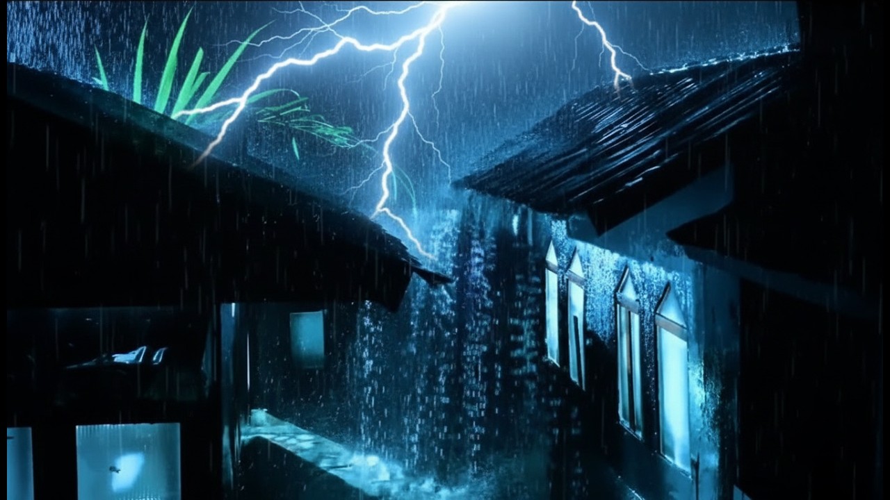 Dark Sky Rainstorm for Heavy Sleep & Stress Relief