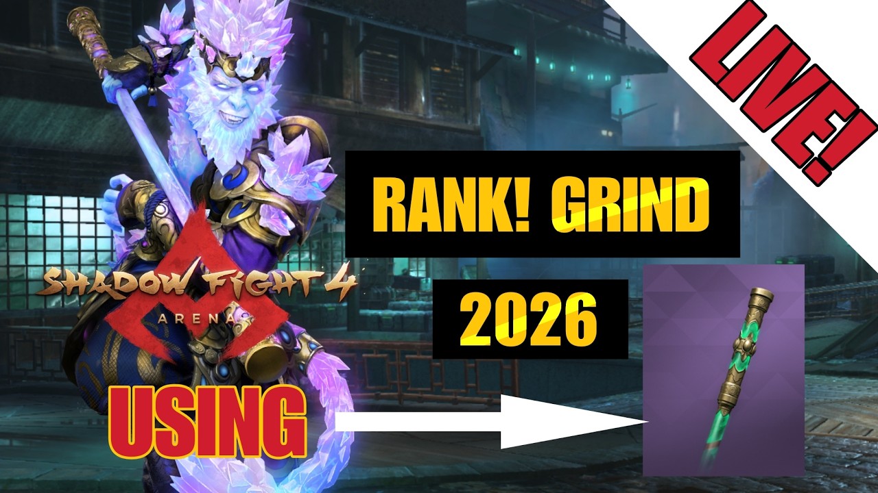 Using Flawless Jade Weapon in Shadow Fight 4 Arena Live 2026 🎮🔥⚔️