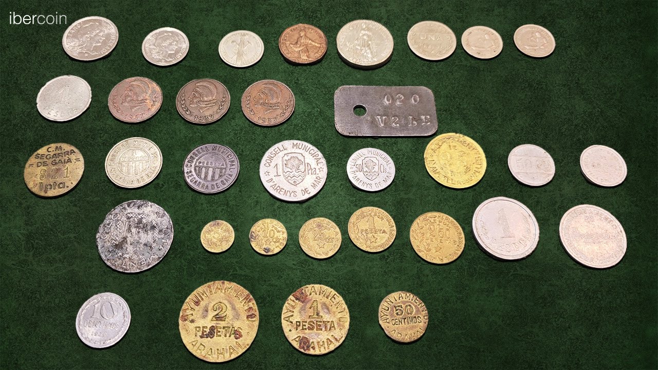Colección de monedas de la Guerra Civil Española | Ibercoin