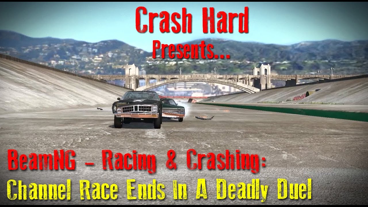 BeamNG - Racing & Crashing - Channel Race Ends In A Deadly Duel