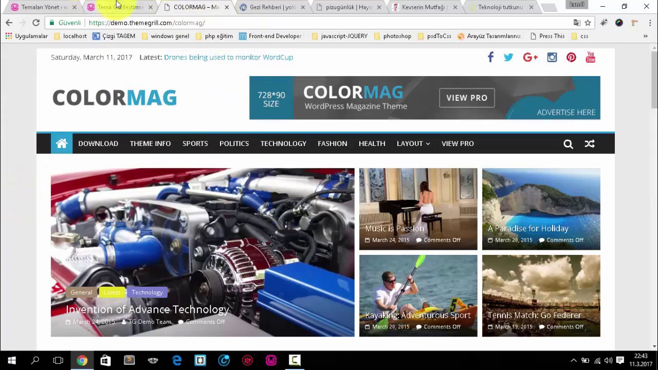 Wordpress Adım Adım Site Kurulumu | ColorMag Tema