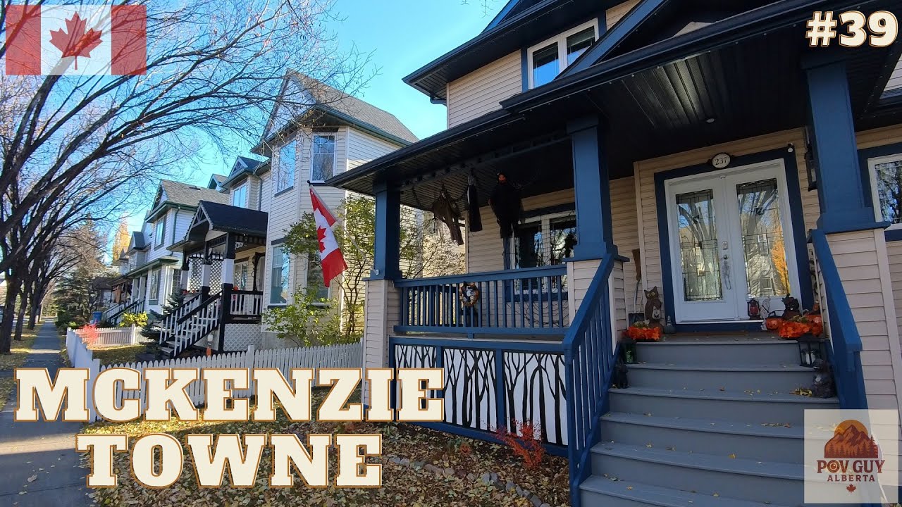 🏡 Cozy Autumn Walk in McKenzie Towne 🍂 | Beautiful Calgary Neighborhood 🇨🇦