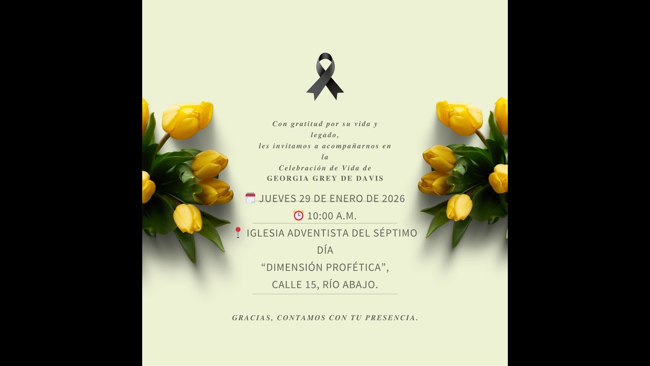 IASD Dimension Profetica PTY está en vivo SEPELIO DE MAMÁ GINA