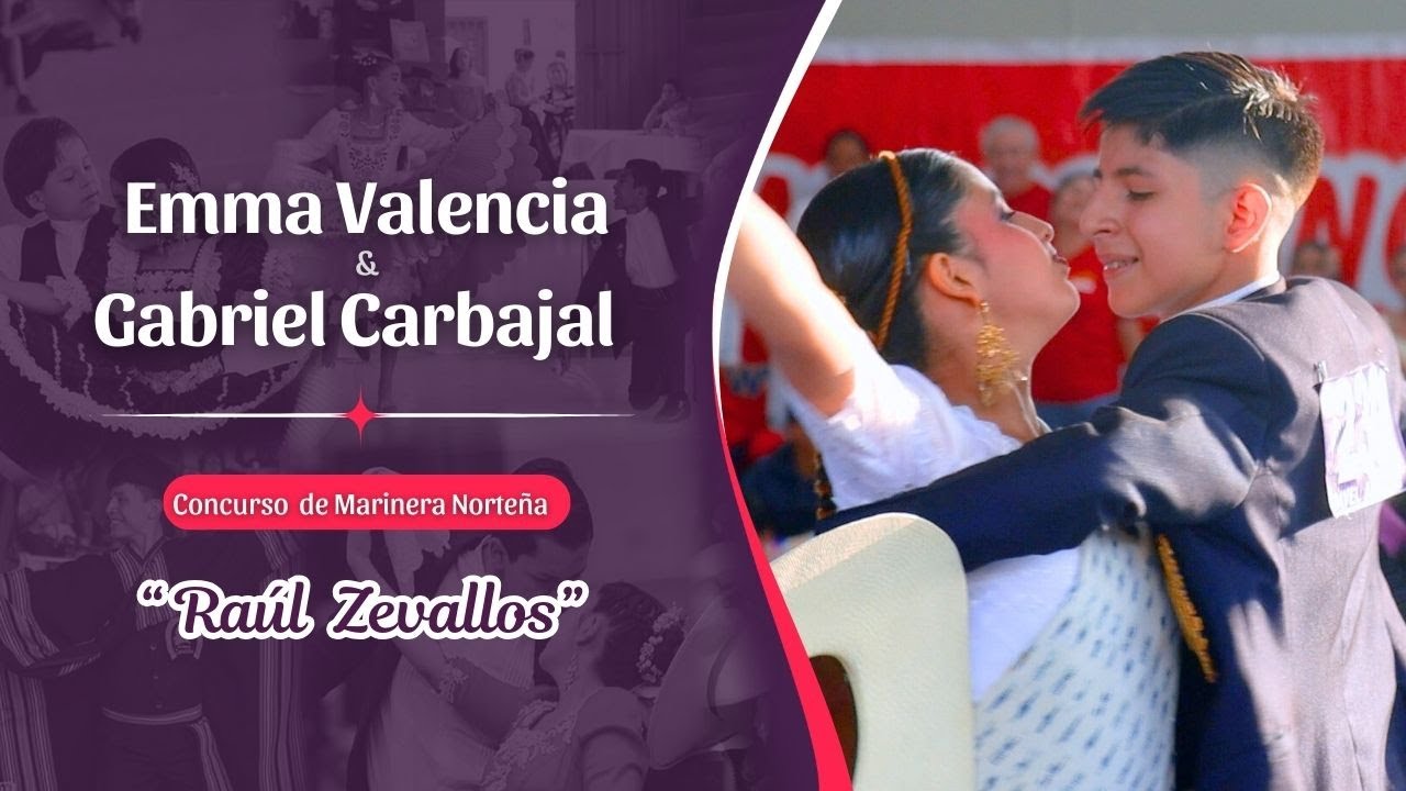 💃Emma Valencia  y Gabriel Carbajal 🕺🥇 Primer Puesto Novel Abierto Infantil | Concurso Raúl Zevallos💜
