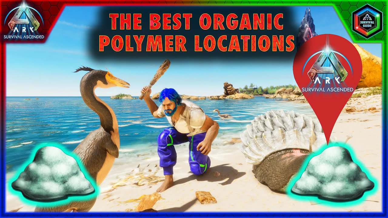 The Best Organic Polymer Locations in Ark Survival Ascended The Island Map
