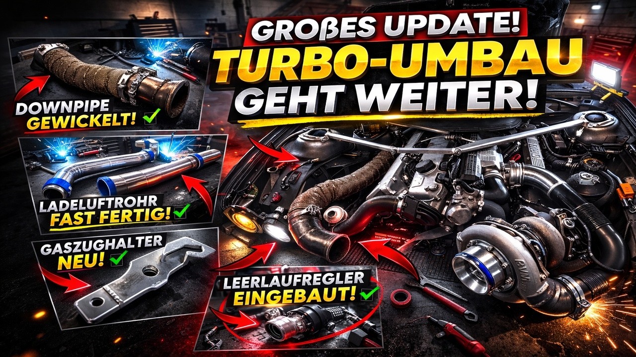 BMW E34 Turbo Build Update — Es geht voran! | KamikazeFahrer