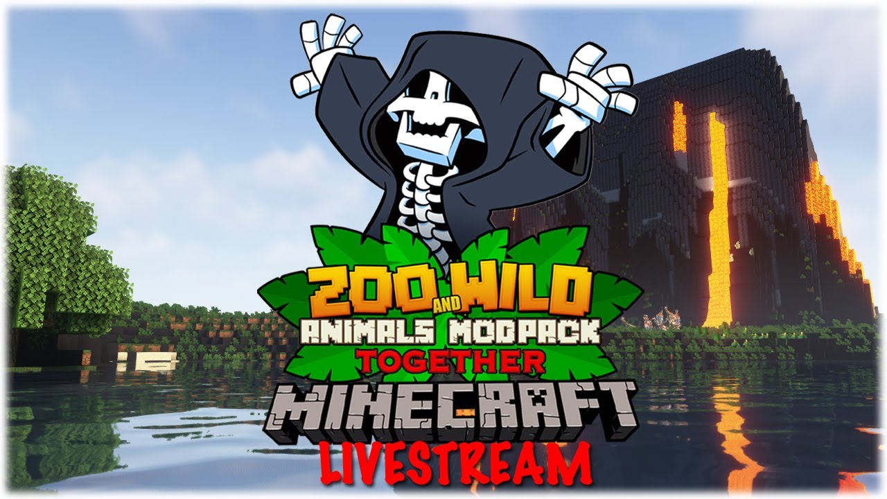 Minecraft SMP: Zoo and Wild Animals (ZAWA) Together Mod - LIVESTREAM #29 - The Forest