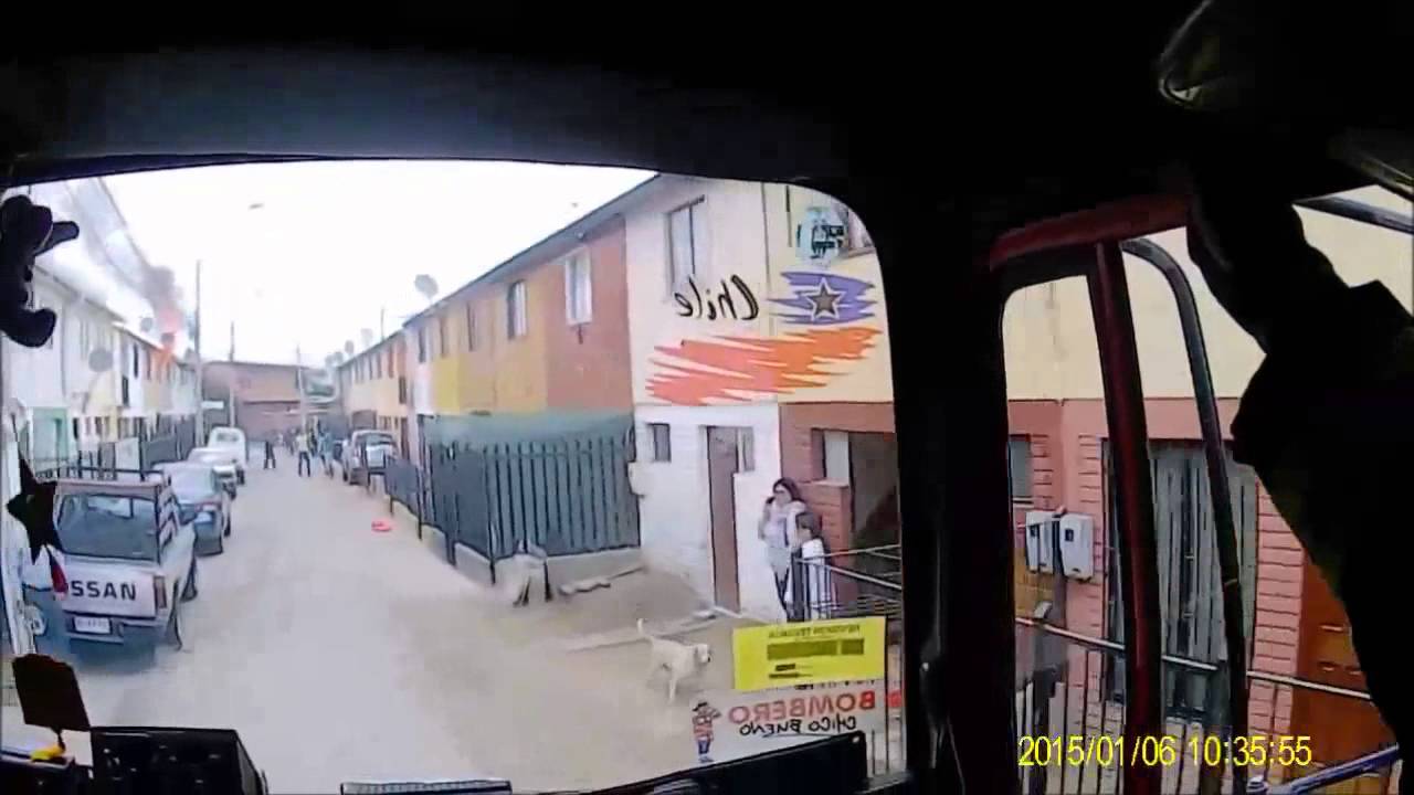 Bomberos Coquimbo, Unidad B-5 camino a alerta 10-0, pasaje boston, sector olivar bajo, coquimbo