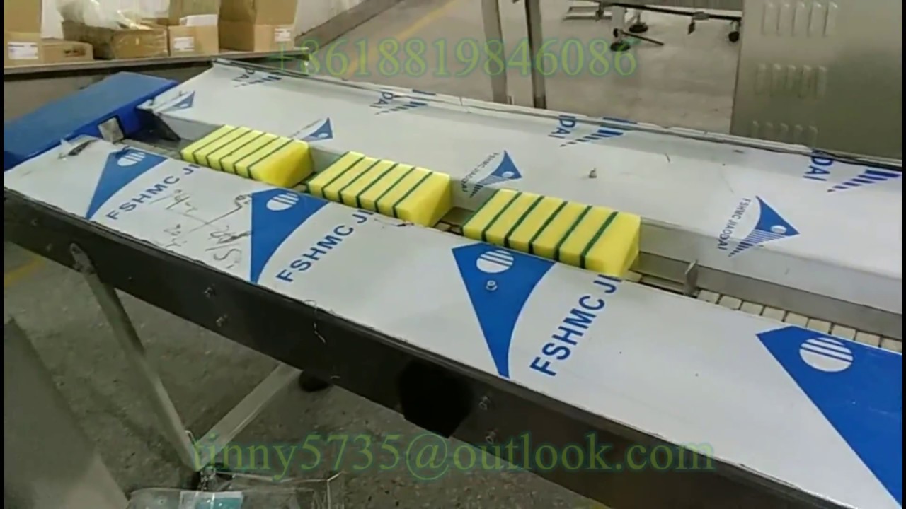 6 Pcs sponge Flow pack machine ,Multi Sponge pillow packaging machine,Flow pack machine