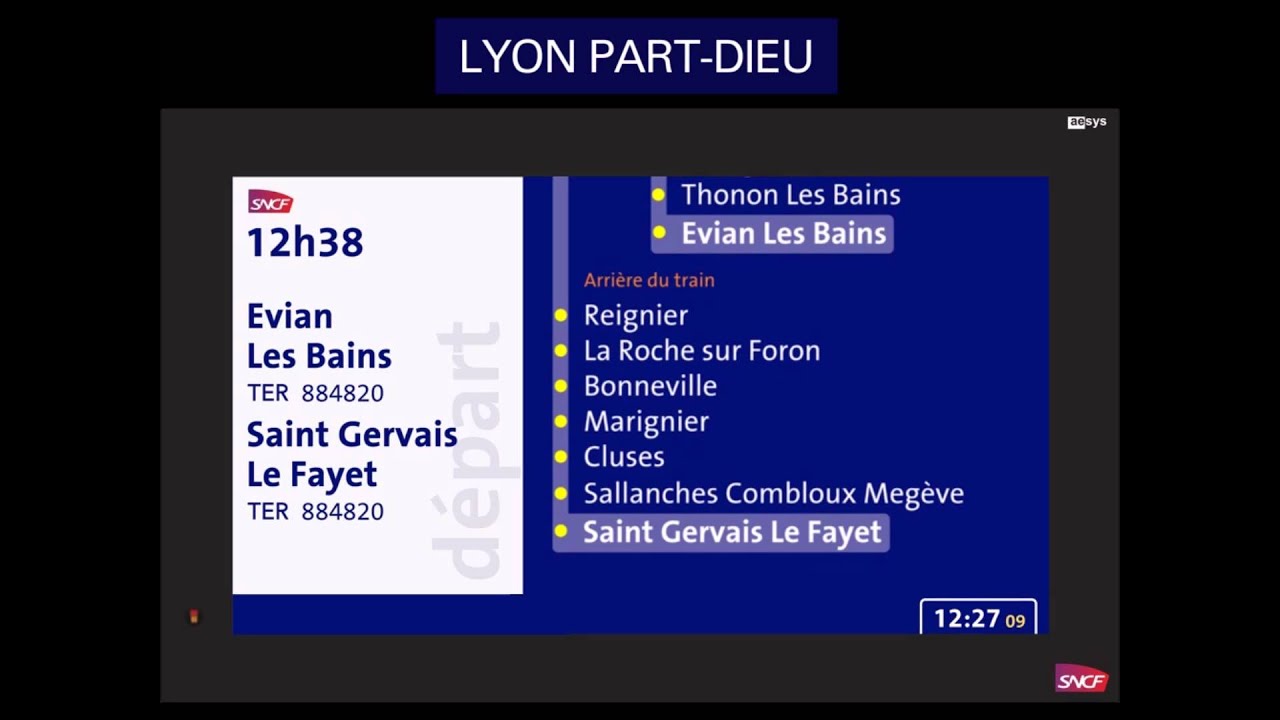 Annonce SNCF TER Evian & St-Gervais (animé)
