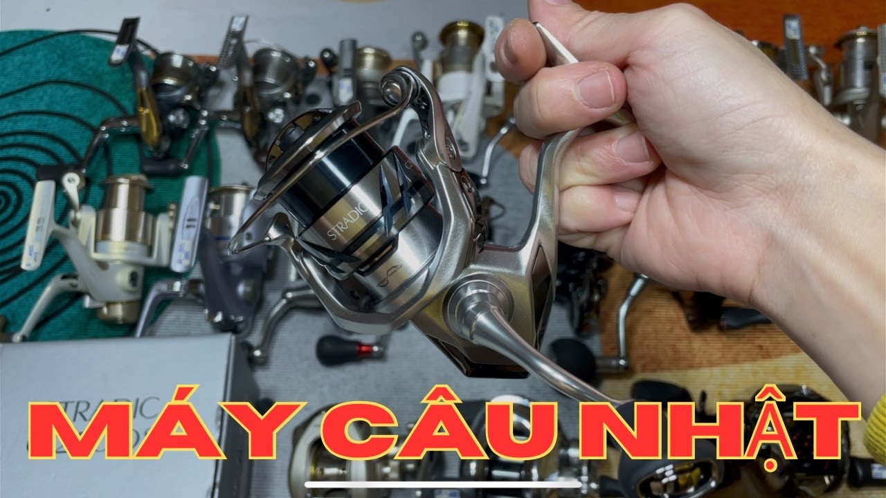 Máy Câu Nhật :  Stradic, Twinpower, Nasci, Tournament, Tatula, Anteres - Video 1232