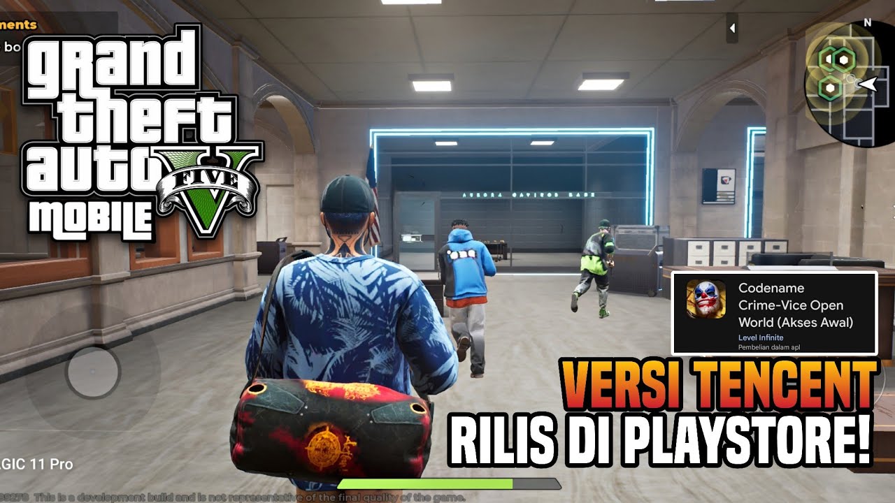 GTA V MOBILE VERSI TENCENT SUDAH RILIS DI PLAYSTORE! Codename: Crime Vice Open World Android/iOS