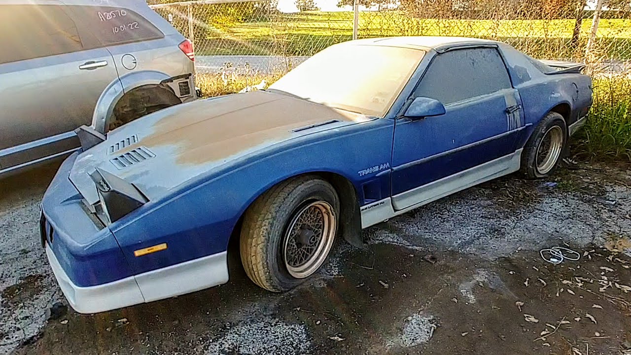 From Stored In The Garage To Junkyard Find 1987 Pontiac Trans Am For Sale