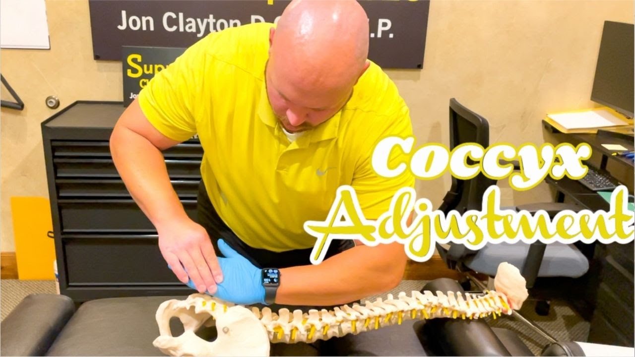 How To Adjust Your Coccyx *Tailbone POP* | Supra Chiropractic