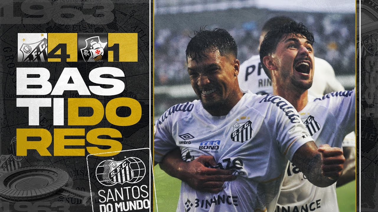 SANTOS 4 X 1 VASCO | BASTIDORES | BRASILEIRÃO (01/10/23)