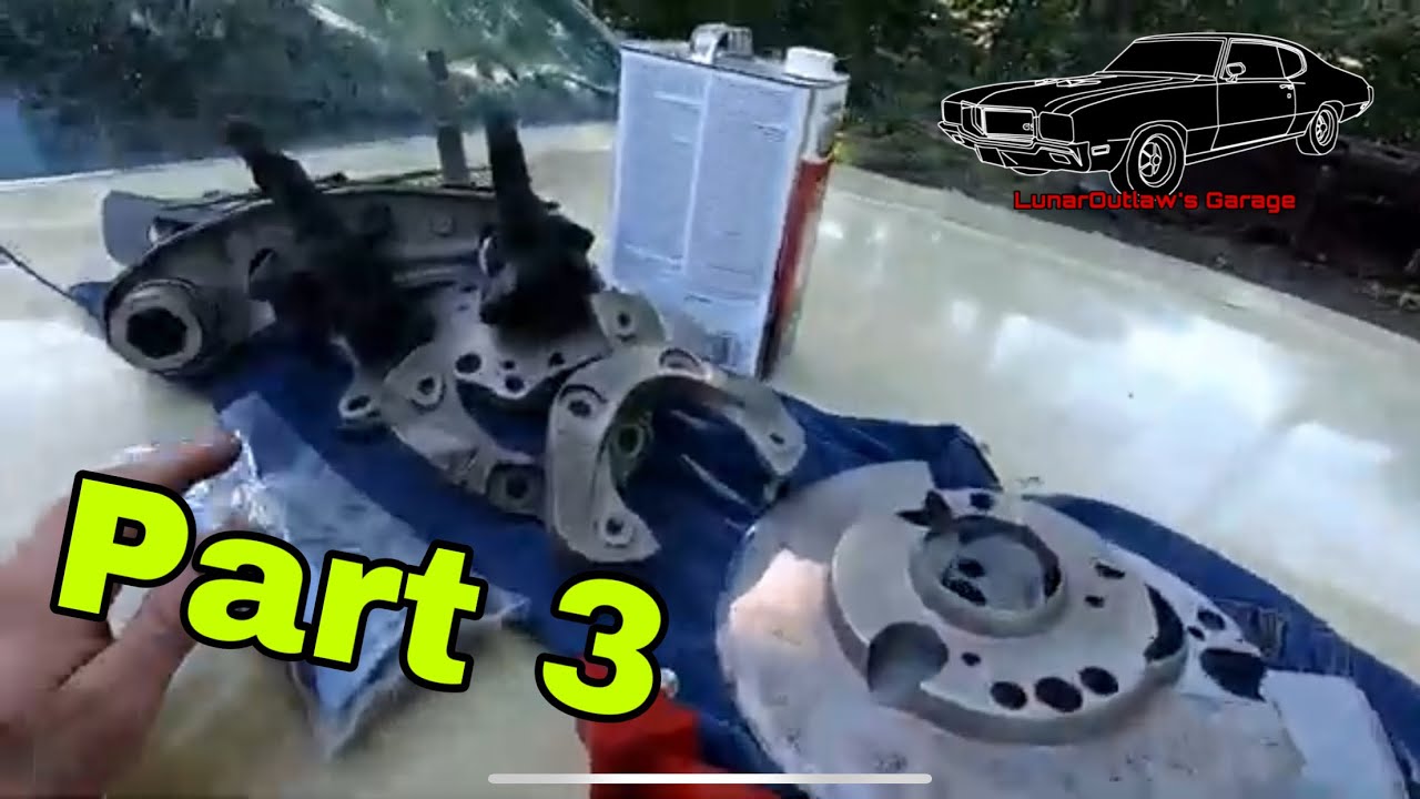 Restoring the 1972 Plymouth Satellite Front Suspension: Part Three sandblasting