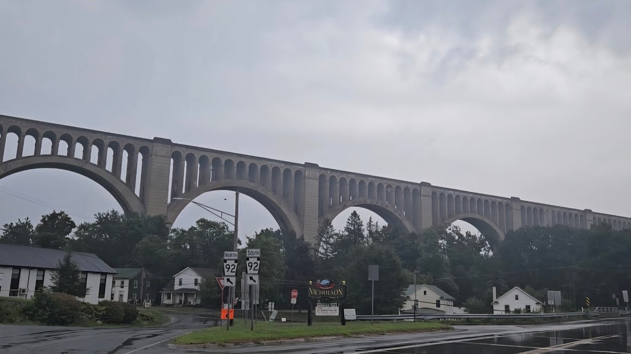 Tunkhannock Creek Viaduct,  Nicholson,  Wyoming County,  Pa.