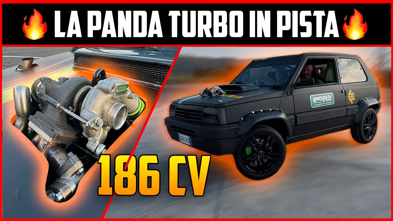 LA PANDA TURBO E' FINITA. 186CV DI FOLLIA.
