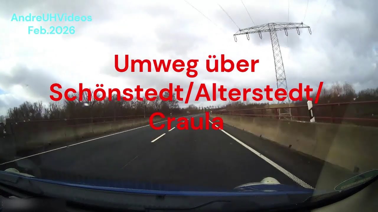 Bad Tennstedt - Eisenach-Hötzelsroda (Döllstädt/Craula) (Feb.2026)