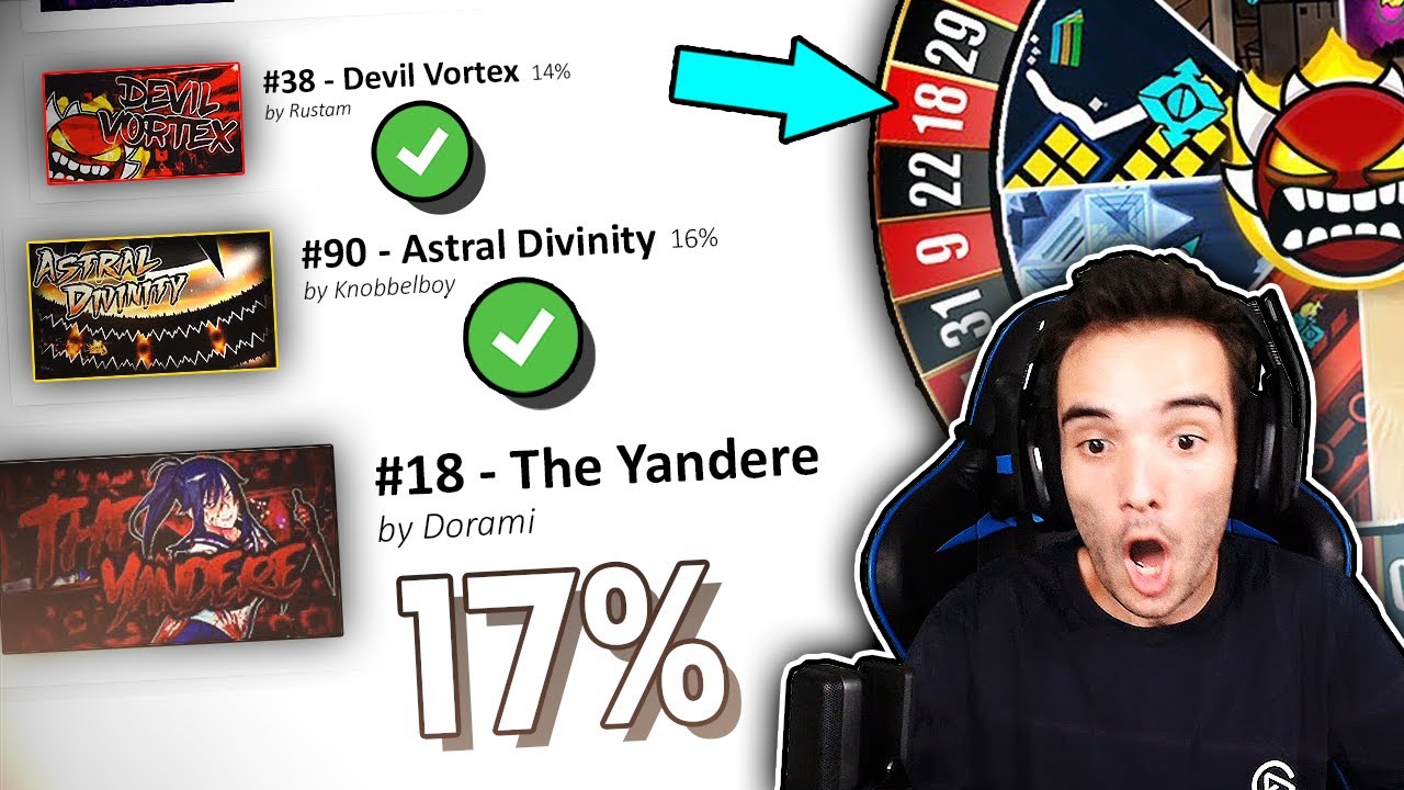VOLVÍ A INTENTAR EL EXTREME DEMON ROULETTE Y... (Geometry Dash)