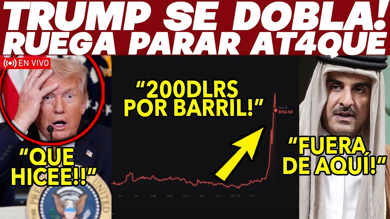 COLAPSO TOTAL! PAISES SE REBELAN. PETROLEO CASI 200. QUIEREN FUERA A EEUU. TRUMP RUEGA PARAR